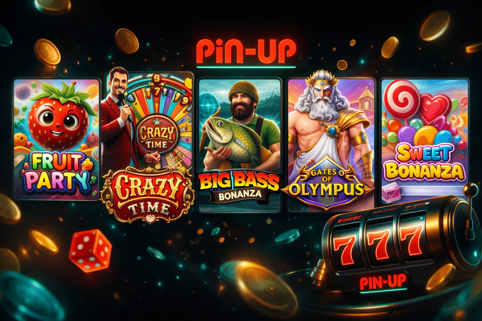 Selección de juegos Pin Up Casino Chile
