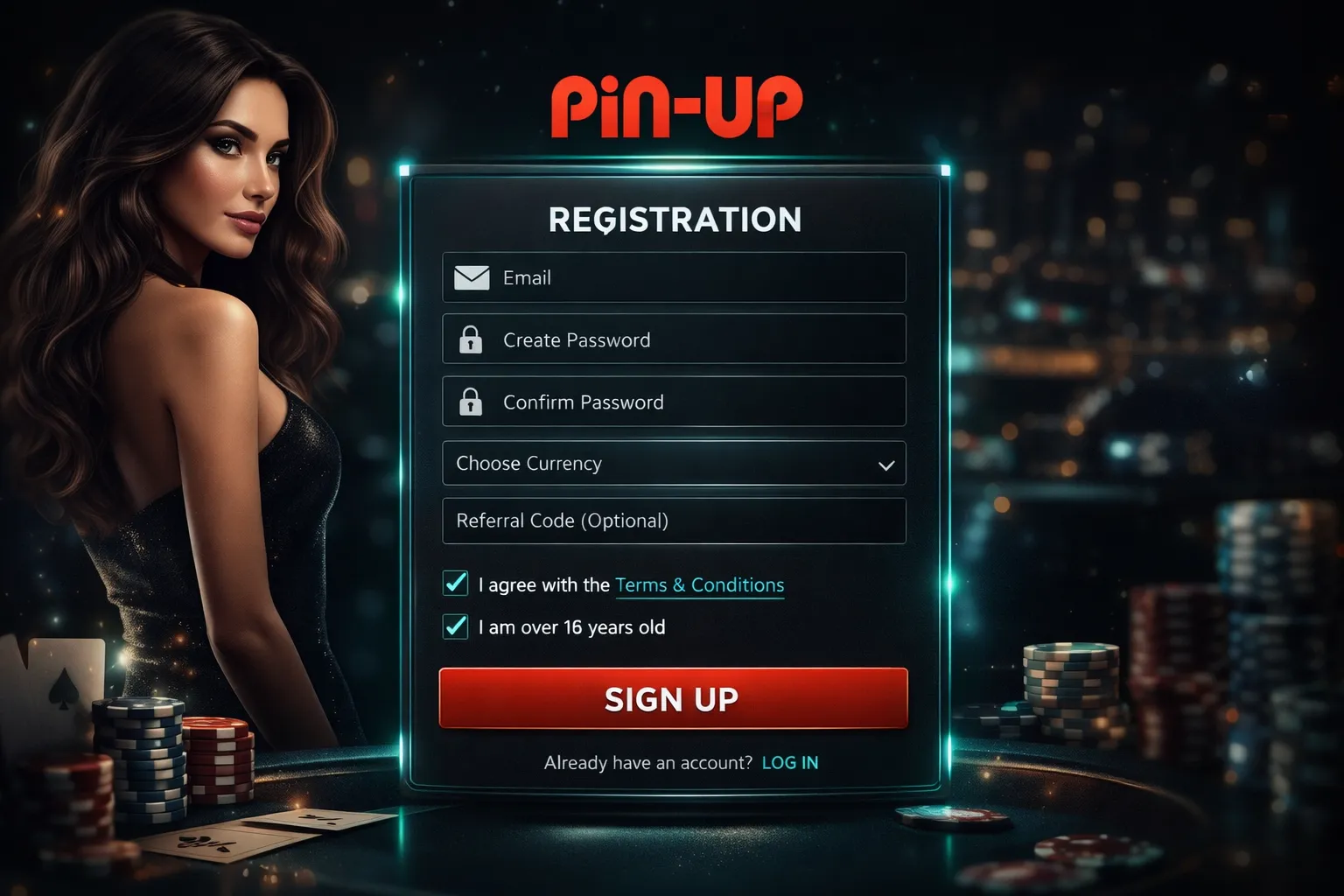 Verificación KYC en registro Pin Up Chile